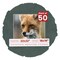 Dark Grey Suede Mat Board for 22x22 Frames - Fits 18x18 Photos